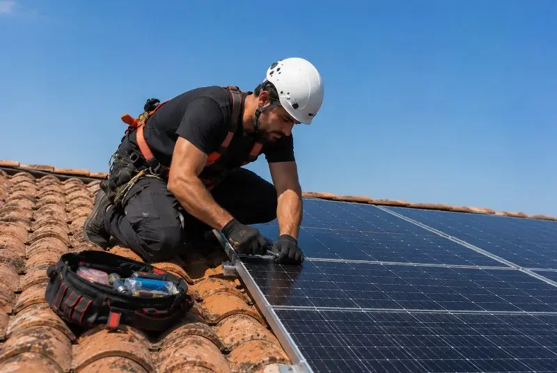 Maintenance et monitoring de panneaux solaires à Kirchheim