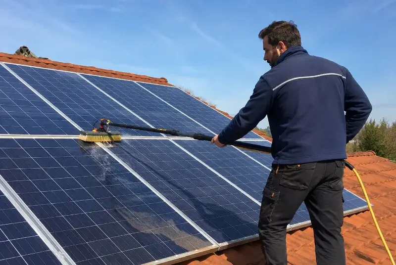 Nettoyage et entretien de panneaux solaires à Kirchheim